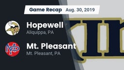 Recap: Hopewell  vs. Mt. Pleasant  2019