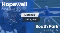 Matchup: Hopewell vs. South Park  2019