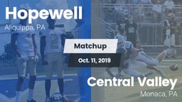 Matchup: Hopewell vs. Central Valley  2019