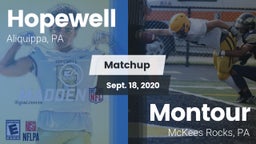 Matchup: Hopewell vs. Montour  2020