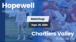 Matchup: Hopewell vs. Chartiers Valley  2020