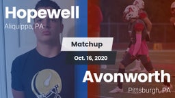 Matchup: Hopewell vs. Avonworth  2020