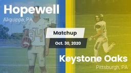 Matchup: Hopewell vs. Keystone Oaks  2020