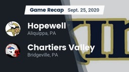 Recap: Hopewell  vs. Chartiers Valley  2020