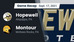 Recap: Hopewell  vs. Montour  2021