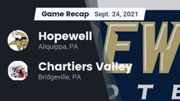 Recap: Hopewell  vs. Chartiers Valley  2021