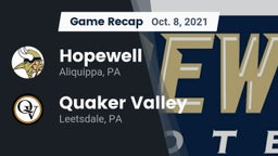 Recap: Hopewell  vs. Quaker Valley  2021