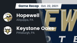 Recap: Hopewell  vs. Keystone Oaks  2021