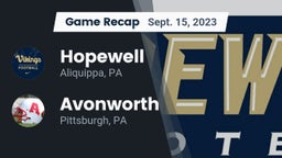Recap: Hopewell  vs. Avonworth  2023