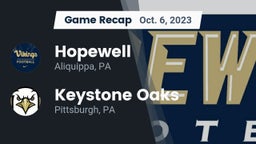 Recap: Hopewell  vs. Keystone Oaks  2023