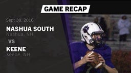 Recap: Nashua South  vs. Keene  2016