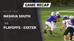 Recap: Nashua South  vs. Playoffs - Exeter 2016