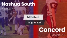 Matchup: Nashua  vs. Concord  2018