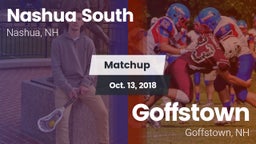 Matchup: Nashua  vs. Goffstown  2018