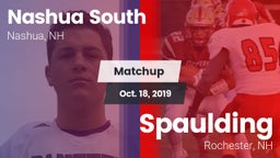 Matchup: Nashua  vs. Spaulding  2019