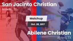 Matchup: San Jacinto Christia vs. Abilene Christian  2017
