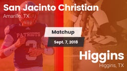 Matchup: San Jacinto Christia vs. Higgins  2018