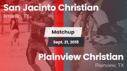 Matchup: San Jacinto Christia vs. Plainview Christian  2018
