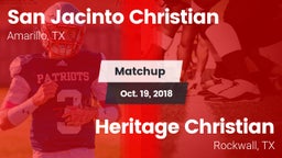 Matchup: San Jacinto Christia vs. Heritage Christian  2018
