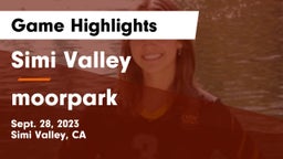 Simi Valley  vs moorpark Game Highlights - Sept. 28, 2023
