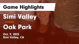 Simi Valley  vs Oak Park  Game Highlights - Oct. 9, 2023