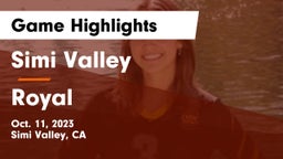 Simi Valley  vs Royal  Game Highlights - Oct. 11, 2023