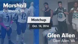Matchup: Marshall vs. Glen Allen  2016