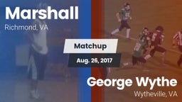 Matchup: Marshall vs. George Wythe  2017