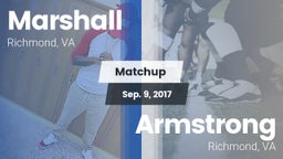 Matchup: Marshall vs. Armstrong  2017