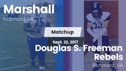Matchup: Marshall vs. Douglas S. Freeman Rebels 2017