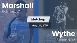 Matchup: Marshall vs. Wythe  2018