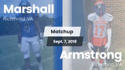 Matchup: Marshall vs. Armstrong  2018