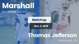Matchup: Marshall vs. Thomas Jefferson  2018