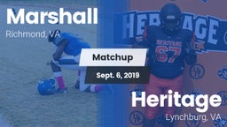 Matchup: Marshall vs. Heritage  2019