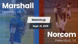 Matchup: Marshall vs. Norcom  2019