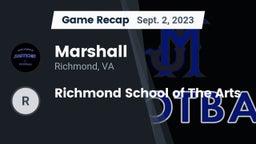 Recap: Marshall  vs. Richmond School of The Arts 2023