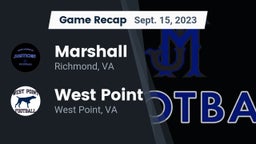 Recap: Marshall  vs. West Point  2023