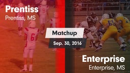Matchup: Prentiss vs. Enterprise  2016
