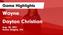 Wayne  vs Dayton Christian  Game Highlights - Aug. 20, 2021