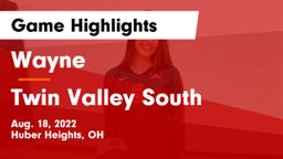 Wayne  vs Twin Valley South  Game Highlights - Aug. 18, 2022