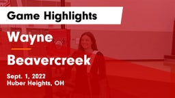 Wayne  vs Beavercreek  Game Highlights - Sept. 1, 2022