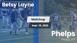 Matchup: Betsy Layne vs. Phelps  2020