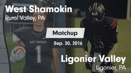 Matchup: West Shamokin vs. Ligonier Valley  2016