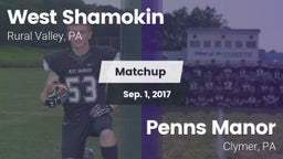 Matchup: West Shamokin vs. Penns Manor  2017