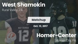 Matchup: West Shamokin vs. Homer-Center  2017