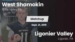 Matchup: West Shamokin vs. Ligonier Valley  2018