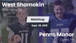 Matchup: West Shamokin vs. Penns Manor  2018