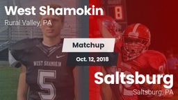 Matchup: West Shamokin vs. Saltsburg  2018
