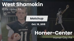 Matchup: West Shamokin vs. Homer-Center  2018