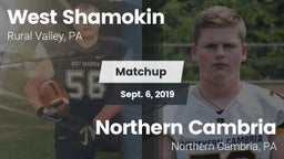 Matchup: West Shamokin vs. Northern Cambria  2019